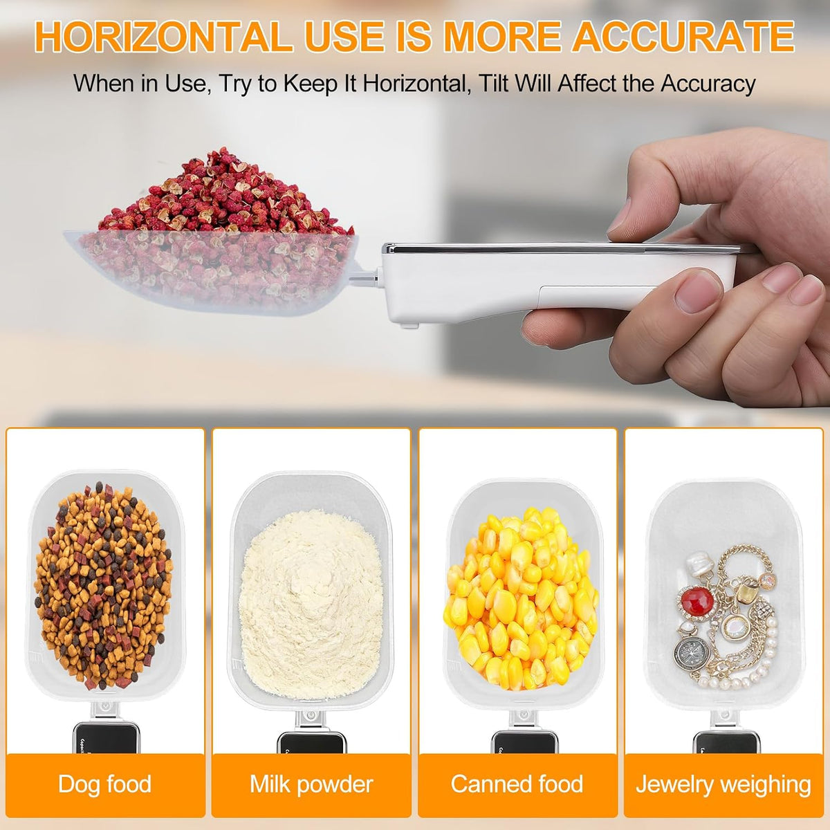 Digital Measuring Spoon Scale – 0.05 g to 500 g With Tare