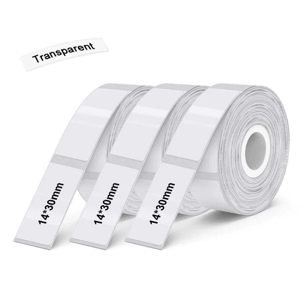 3PK Clear color Wireless Bluetooth Label Maker – Portable Inkless Thermal