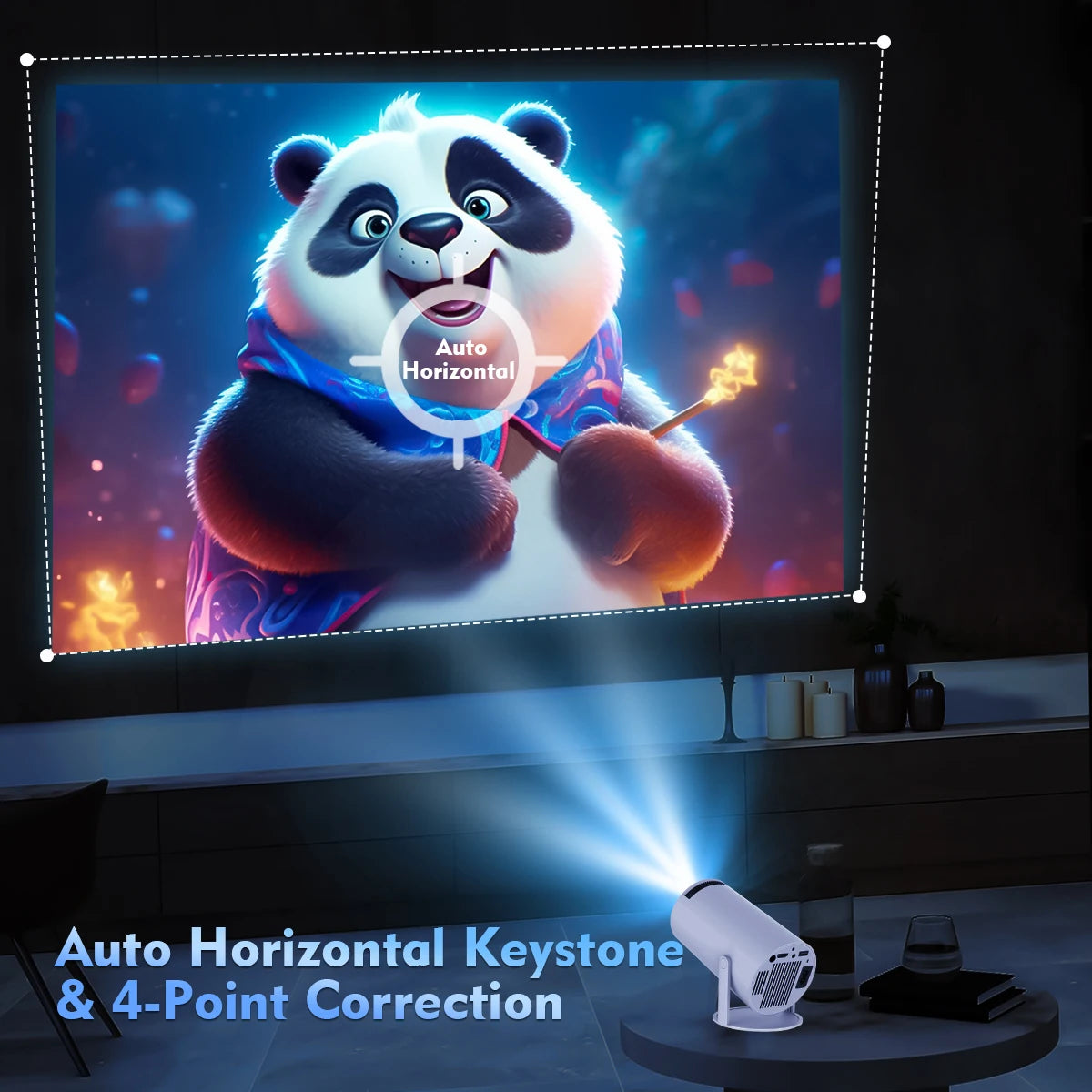 Mini 8K Projector With WiFi 6 – 290 ANSI Home Theater